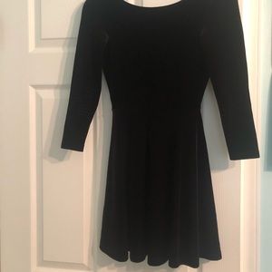 American Apparel Velvet Black Dress